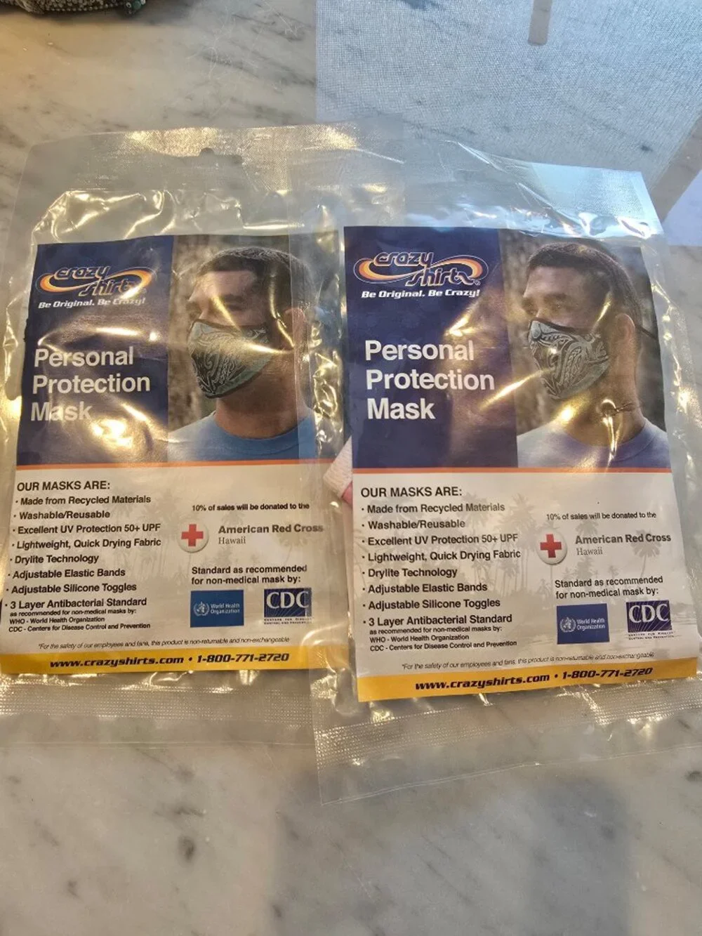 New Unopened Crazy Shirts Face Mask from Hawaii